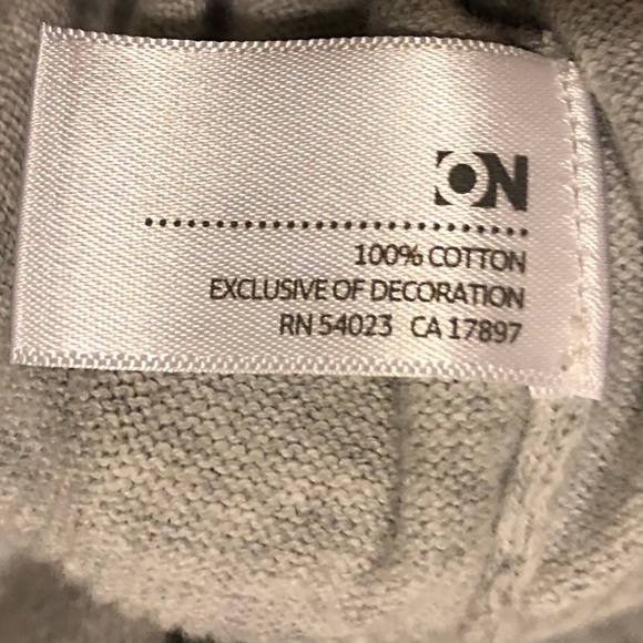 DONATED Sweater-Button down, Embellished v-neck - Picture 6 of 8